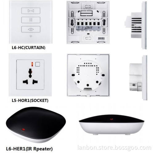 New smart curtain switch controlled by app open&close automatically switch controller